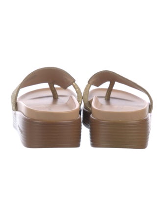 Donald Pliner Leather Slides