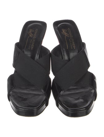 Donald Pliner Patent Leather Slides
