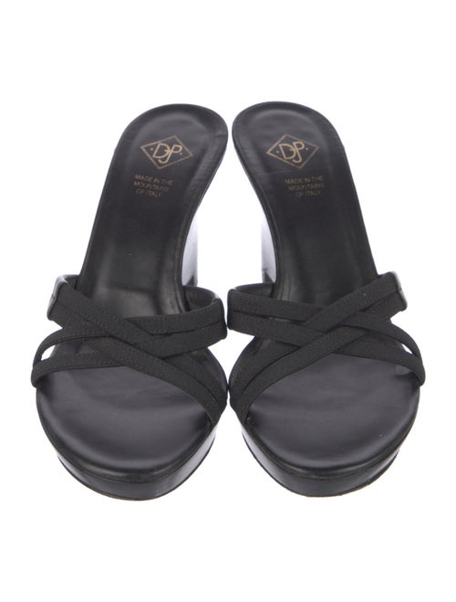 Donald Pliner Leather Slides