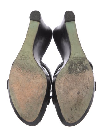 Donald Pliner Leather Slides