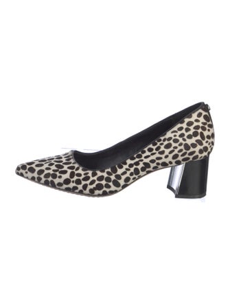 Donald Pliner Ponyhair Printed Pumps