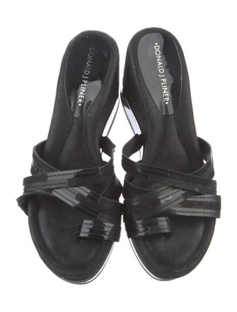 Donald Pliner Leather Slides