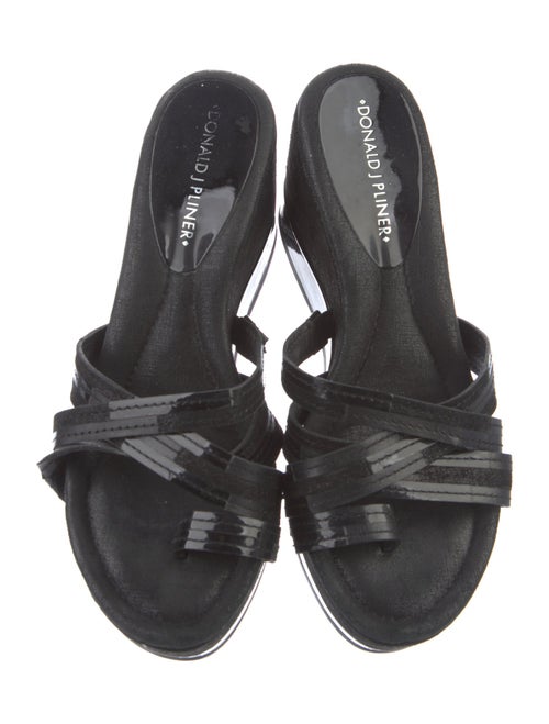 Donald Pliner Leather Slides