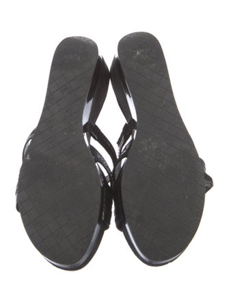 Donald Pliner Leather Slides