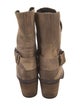 Donald Pliner Leather Printed Moto Boots