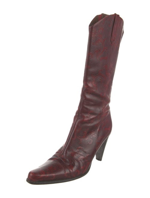 Donald Pliner Leather Western Boots