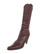 Donald Pliner Leather Western Boots