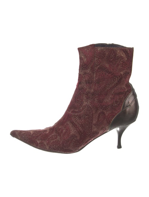 Donald Pliner Paisley Print Sock Boots