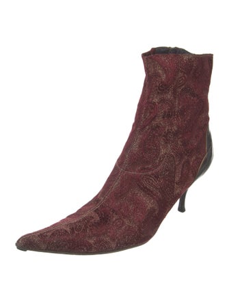 Donald Pliner Paisley Print Sock Boots