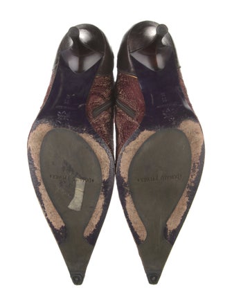 Donald Pliner Paisley Print Sock Boots