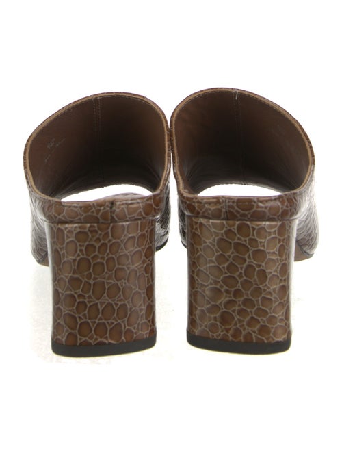 Donald Pliner Embossed Leather Slides