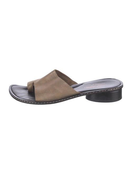 Donald Pliner Leather Slides