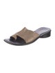Donald Pliner Leather Slides