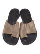 Donald Pliner Leather Slides