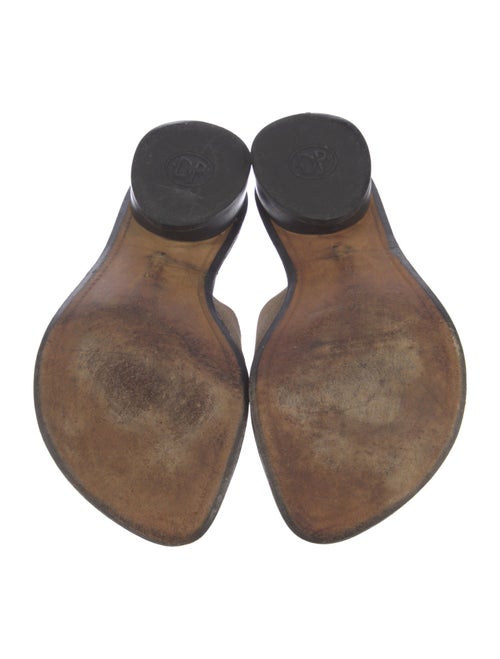 Donald Pliner Leather Slides