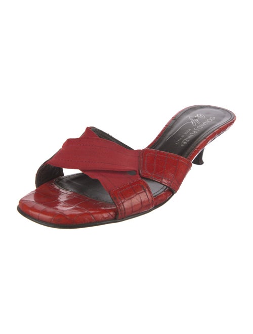 Donald Pliner Patent Leather Slides