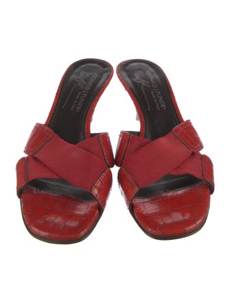 Donald Pliner Patent Leather Slides