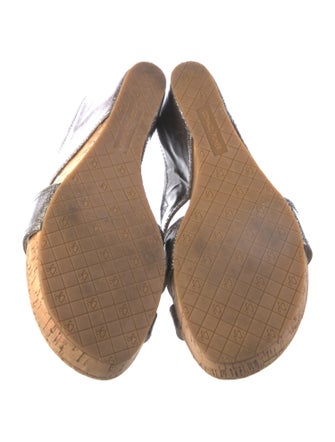 Donald Pliner Glitter Colorblock Pattern Slides