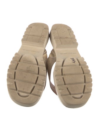 Donald Pliner Leather Slides