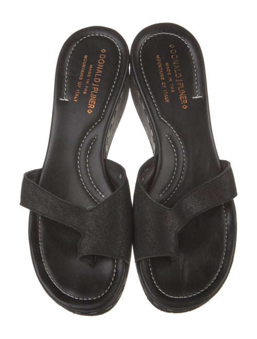 Donald Pliner Leather Slides