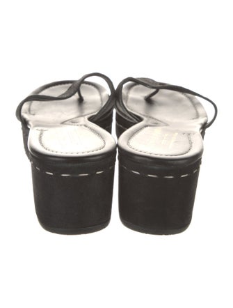 Donald Pliner Leather Slides