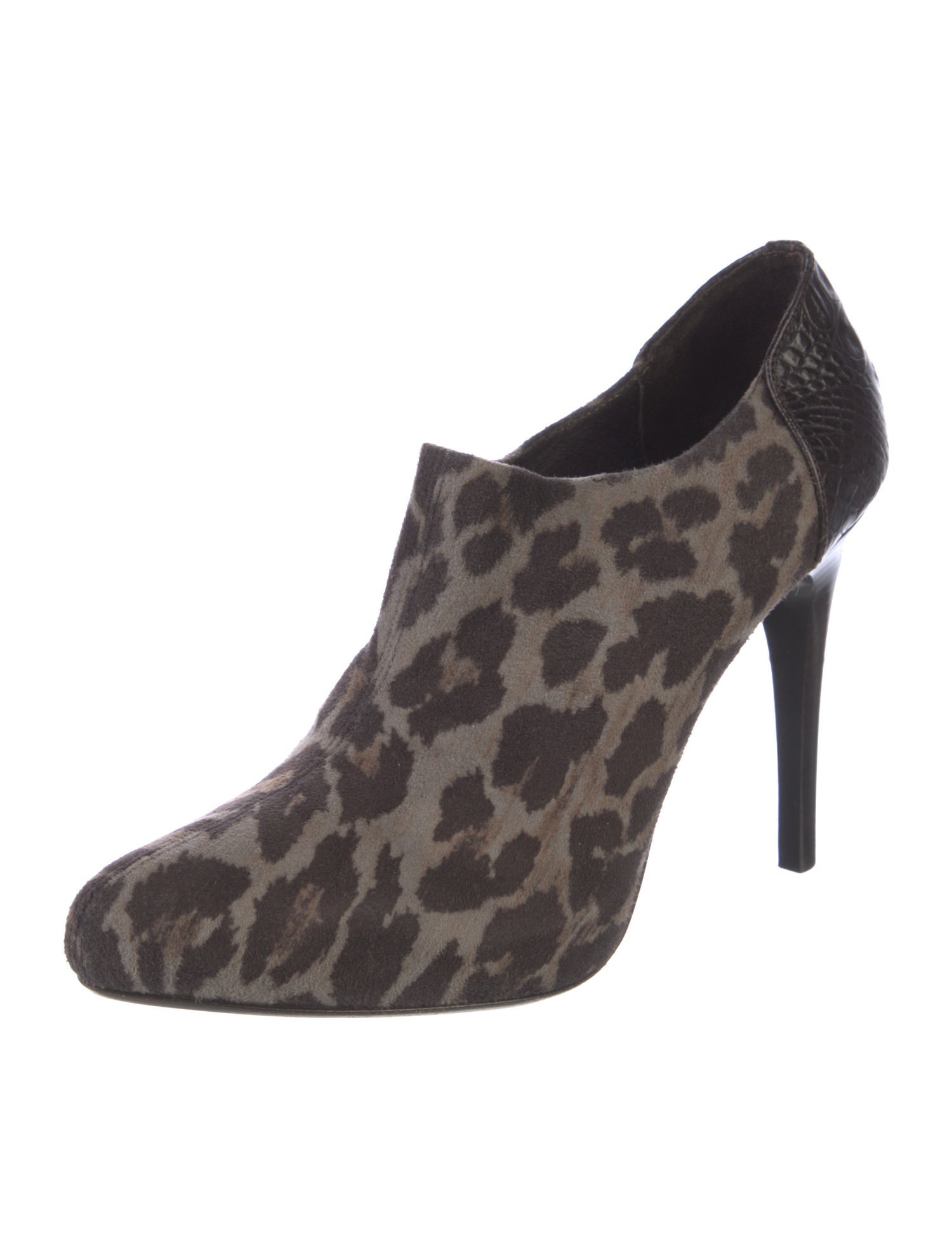 Donald Pliner Suede Animal Print Pumps