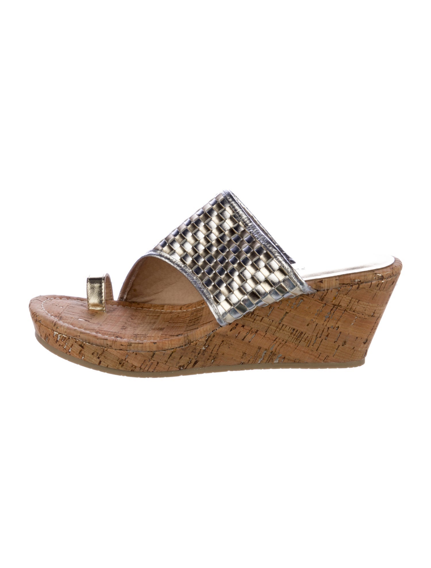 Donald Pliner Patent Leather Printed Espadrilles