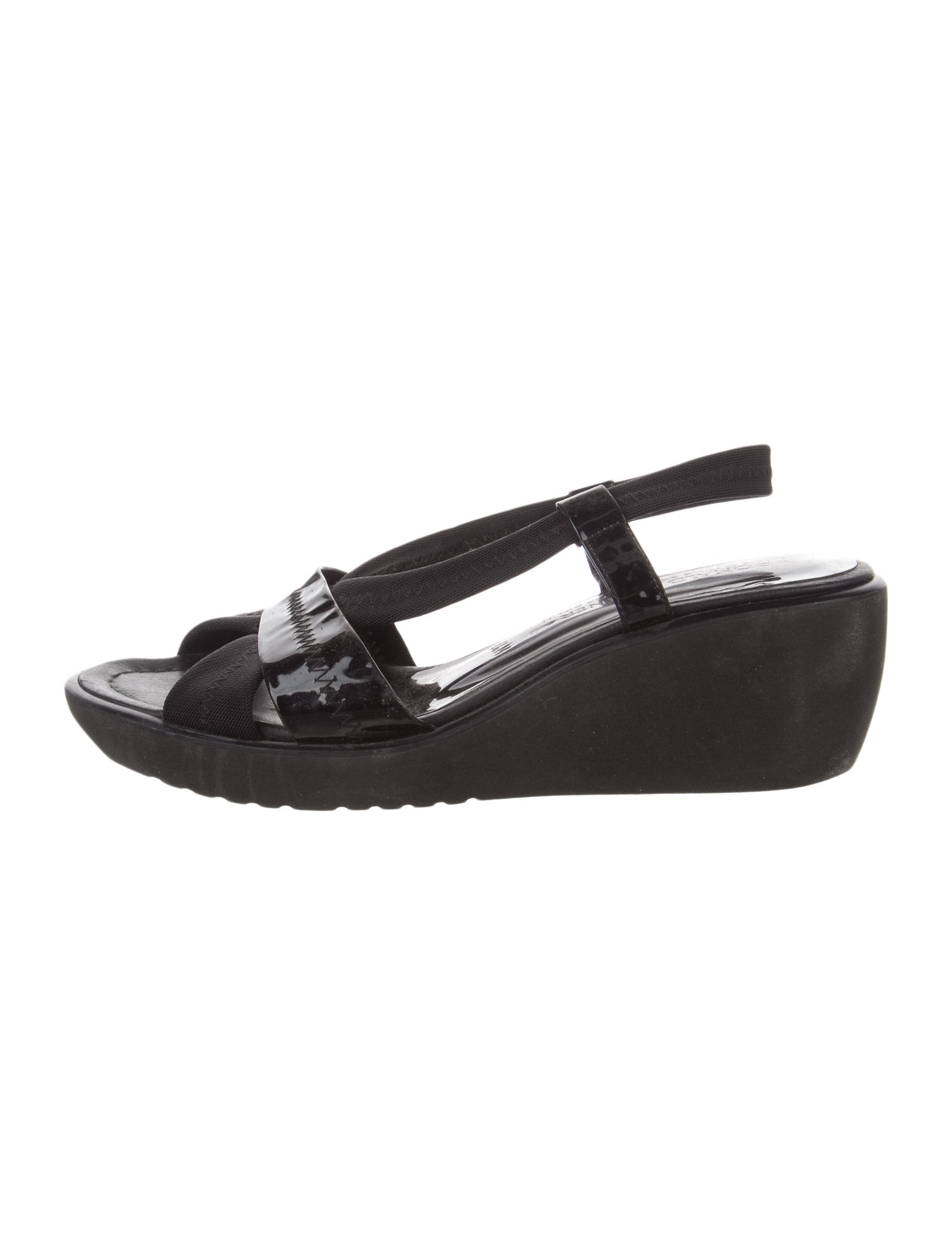 Donald Pliner Leather Cutout Accent Slingback Sandals