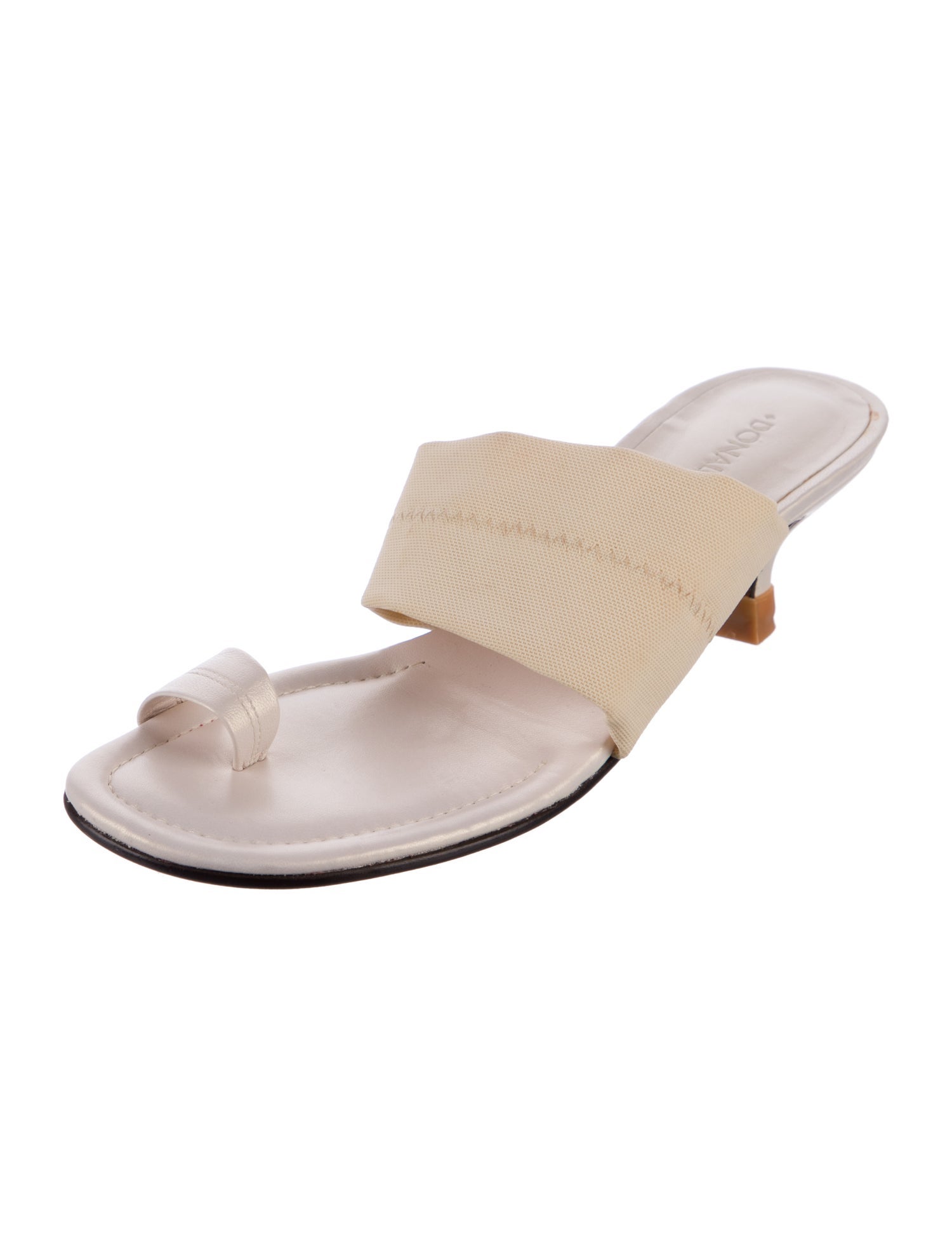 Donald Pliner Leather Slides