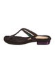 Donald Pliner Satin Printed T-Strap Sandals