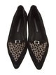 Donald Pliner Suede Animal Print Flats