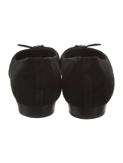 Donald Pliner Suede Animal Print Flats