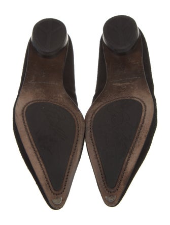 Donald Pliner Suede Animal Print Flats
