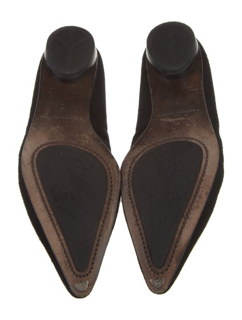 Donald Pliner Suede Animal Print Flats