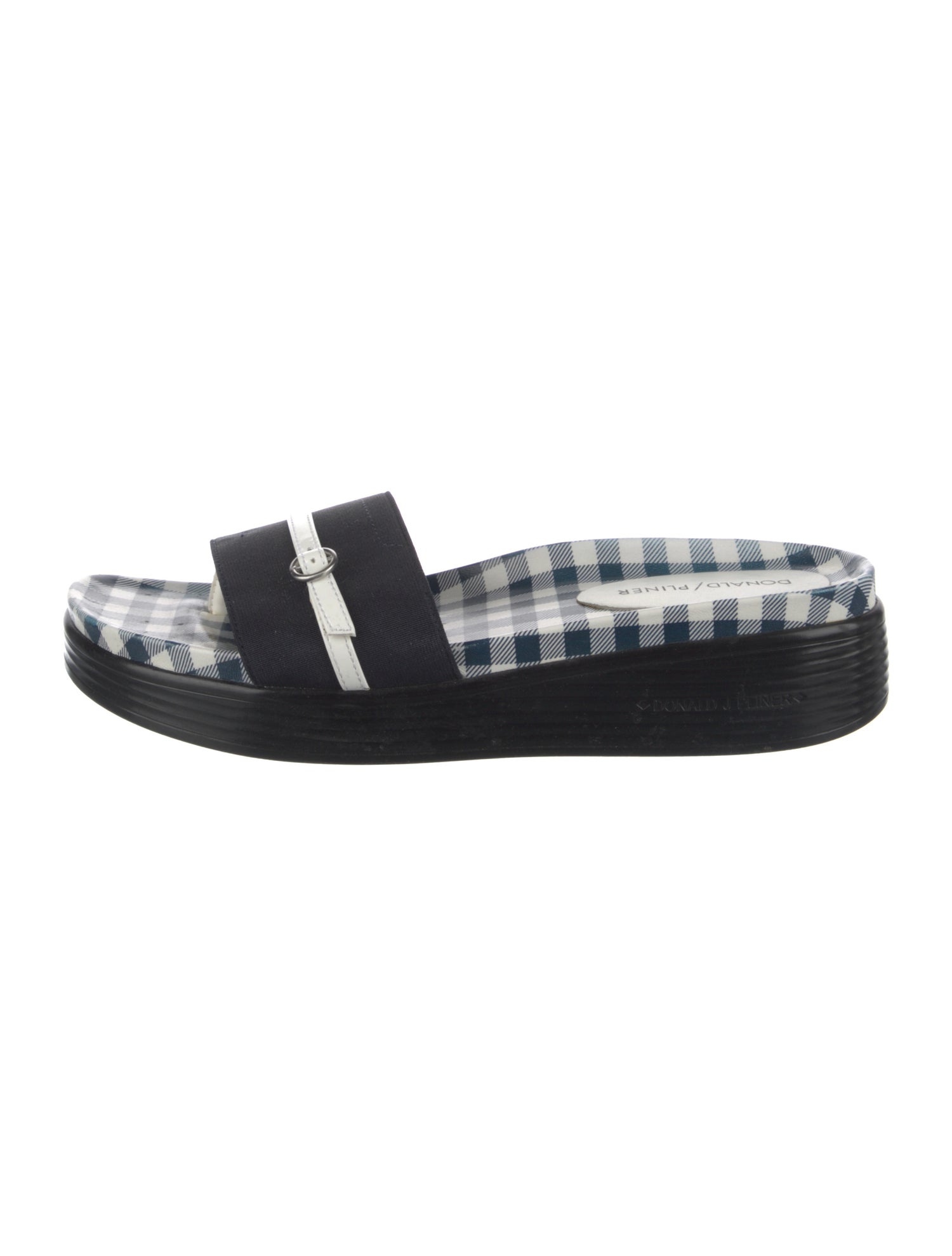 Donald Pliner Plaid Print Flats