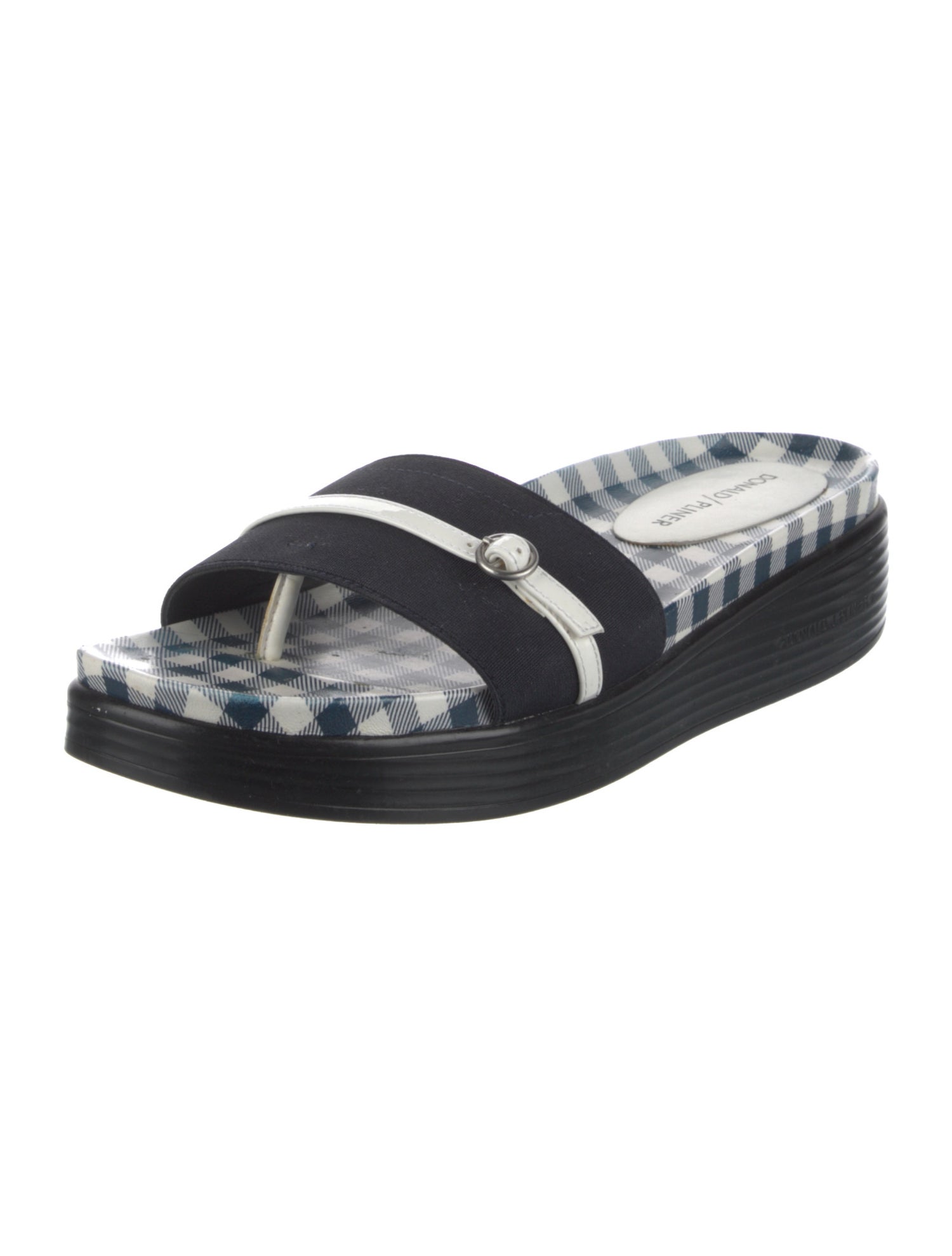Donald Pliner Plaid Print Flats