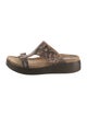 Donald Pliner Embossed Leather Espadrilles
