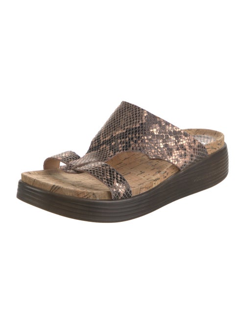 Donald Pliner Embossed Leather Espadrilles