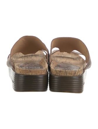 Donald Pliner Embossed Leather Espadrilles