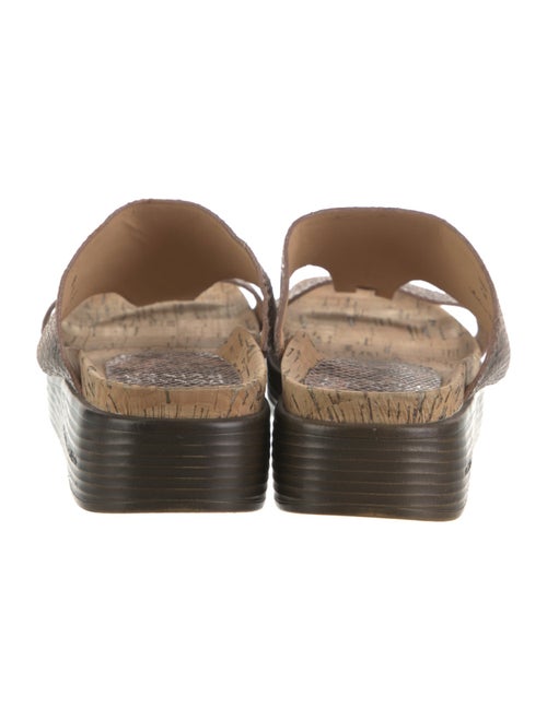 Donald Pliner Embossed Leather Espadrilles