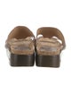 Donald Pliner Embossed Leather Espadrilles