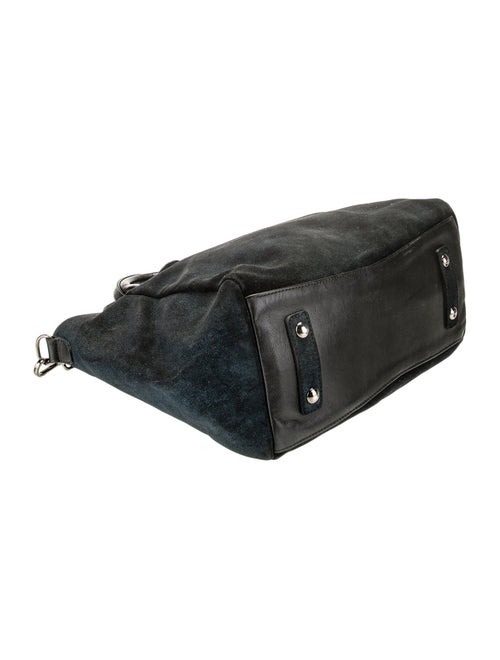 Donald Pliner Suede Messenger Bag