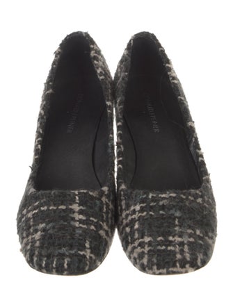 Donald Pliner Tweed Pattern Pumps