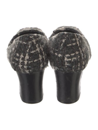 Donald Pliner Tweed Pattern Pumps