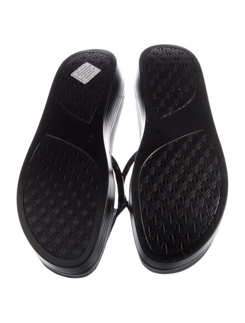 Donald Pliner Leather Printed Slides