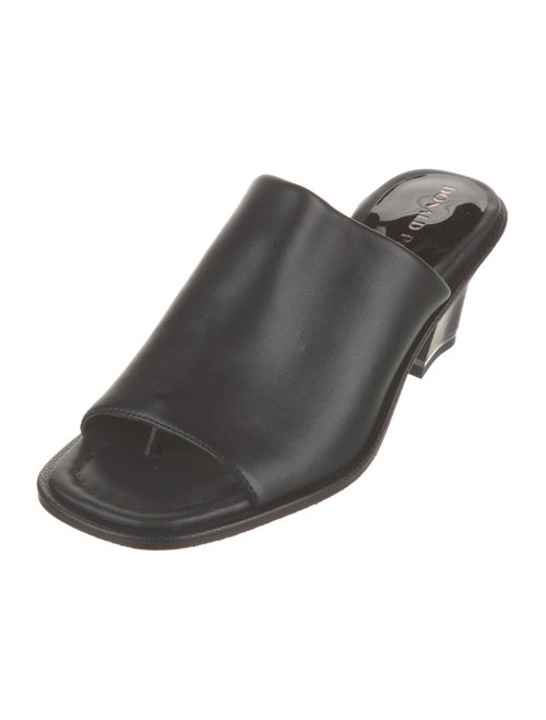 Donald Pliner Leather Slides