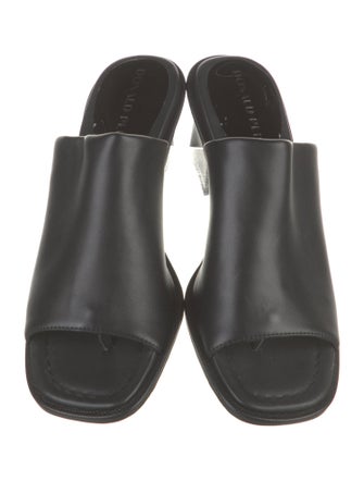 Donald Pliner Leather Slides