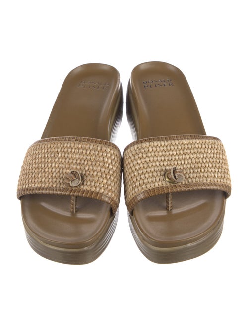 Donald Pliner Leather Slides