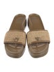 Donald Pliner Leather Slides