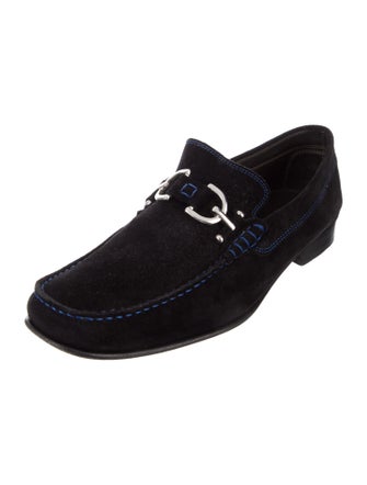 Donald Pliner Suede Dress Loafers